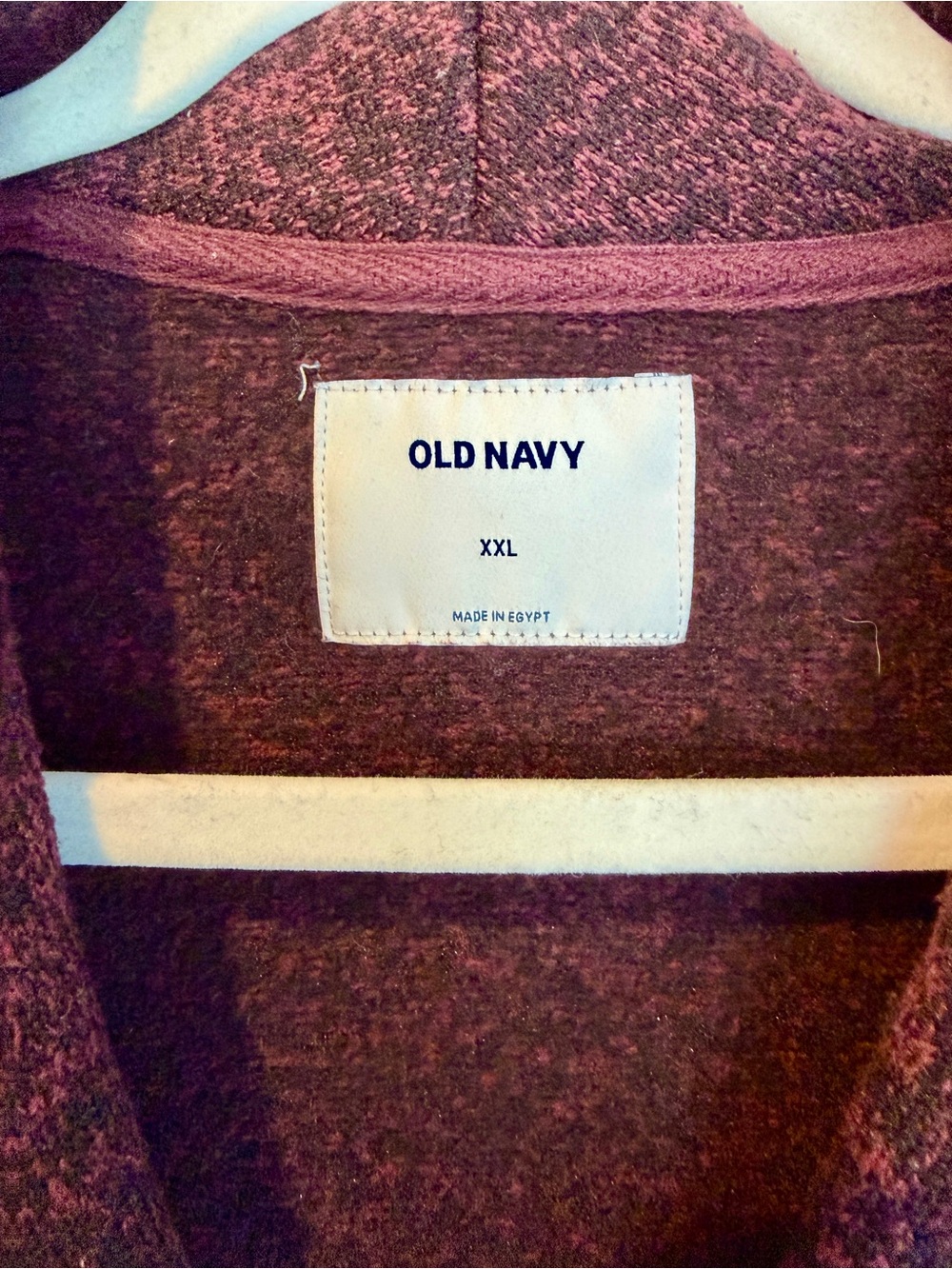 Old Navy | Shawl Collar Cardigan | Maroon Heather | Size XXL - Picture 5 of 6